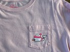 Vineyard Vines Girls Holiday Snow Whale Top In Pink Size XL(16) EUC — photo 2