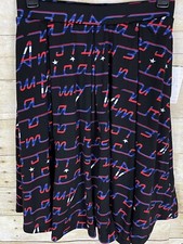 LuLaRoe Madison Skirt Pleated Pockets A-line Size EXTRA SMALL - NEW NWT