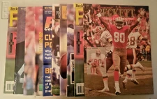 LOT OF 10 BECKETT FOOTBALL CARD MONTHLY (SEE DESCRIPTION FOR DETAILS)(BAG D)