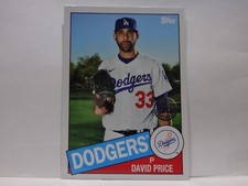 2020 Topps Update 1985 Baseball 35th Anniversary #85TB-21 David Price Los Angele