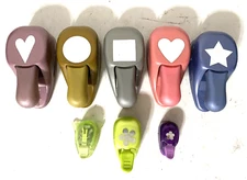 Lot of 8 EK Success Paper Shapers Crafting Punches