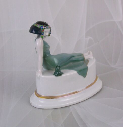 Rosenthal Jugendstil Figur Liegende Tänzerin "Froschkönig" Rauth Figurine 1918 - Bild 3 von 6
