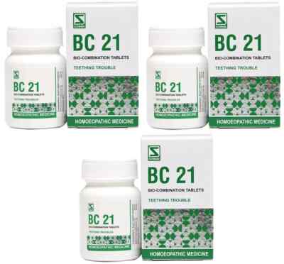 WSI Bio-Combination 21 | Teething Relief | 5Y Exp | Free Shipping | Pack Of 3