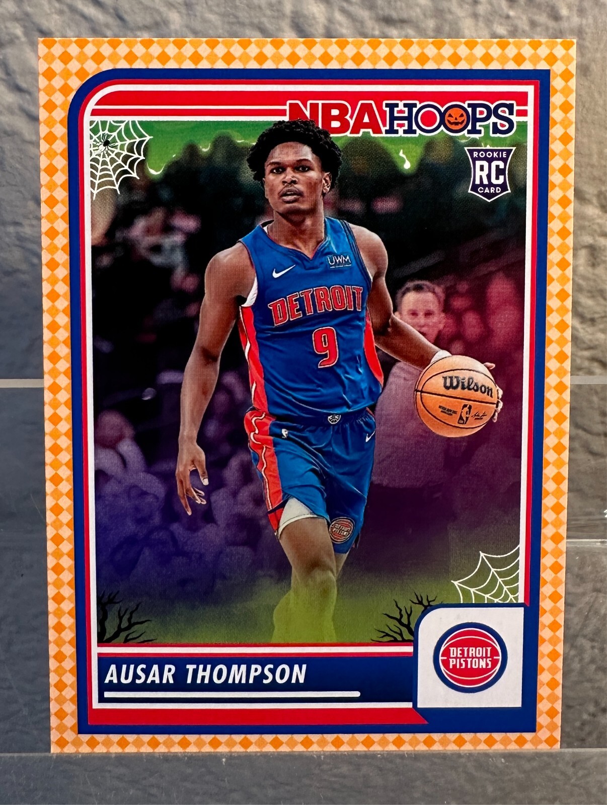 2023-24 Panini - Orange Haunted Hoops #100 Ausar Thompson (RC)