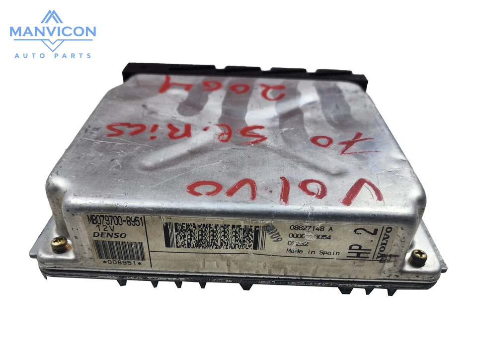 2003-2004 Volvo V70 Motor Computador ECM Módulo de Controle ECU MB079700-8951 FABRICANTE DE EQUIPAMENTO ORIGINAL - Imagem 4 de 4