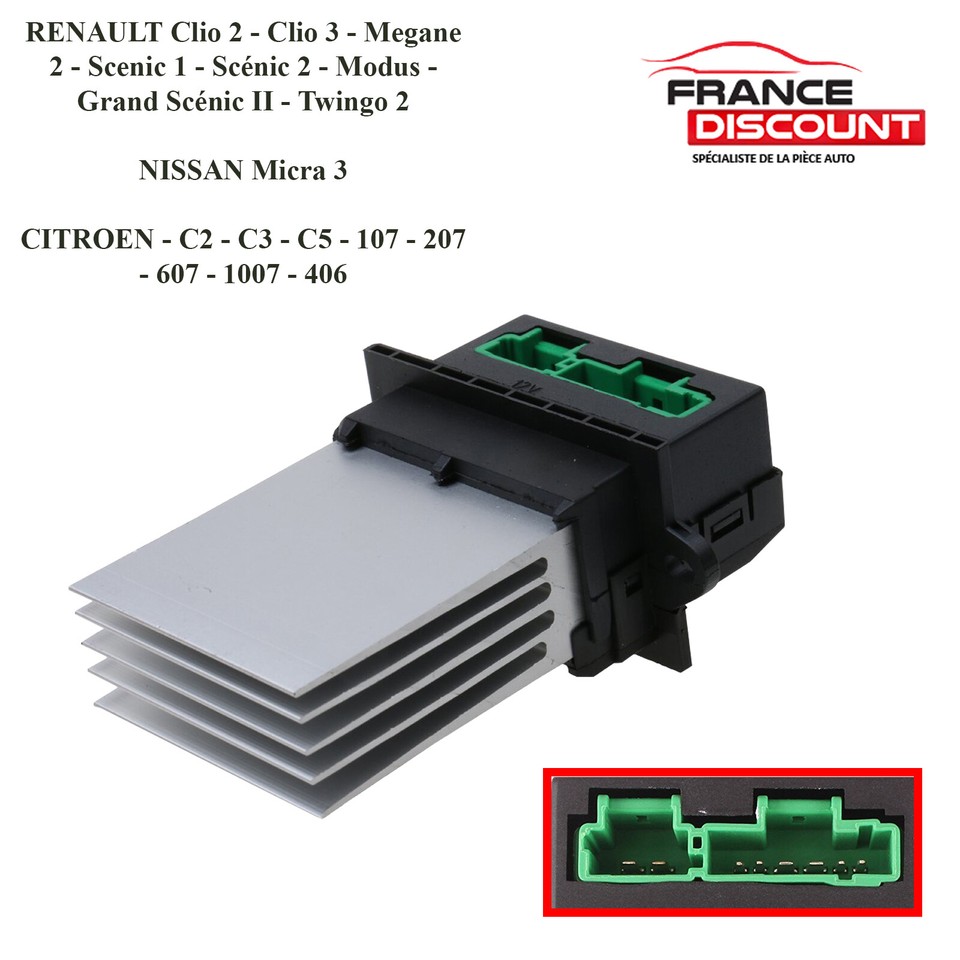 Resistenza Ventilatore Auto Per Grande Punto, Qubo - Compatibile Con OEM 13248240, 77364061 - Foto 5