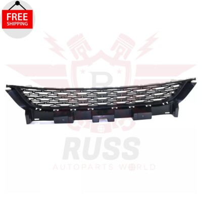 New Front Bumper Grille Textured Gray Plastic Fits 2015-2023 Dodge Charger Sedan