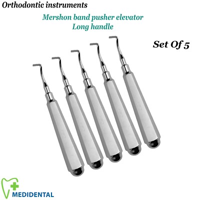5er Set kieferorthopädisches Zubehör Dental Mershon Band Schieber Aufzug Labor
