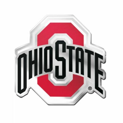 OHIO STATE BUCKEYES PREMIUM ACRYLIC CHROME 3-D AUTO EMBLEM NCAA LICENSED