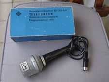 Vintage Telefunken TD-300 Dynamic Microphone UNTESTED, US DUTIES INCLUDED