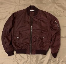 Givenchy Bomber Oversized Jacket Burgundy Size 48