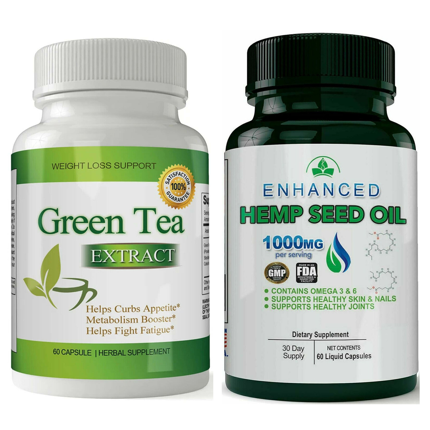 Weight Loss Pills Hemp Seed Oil Healthy Skin Nails Joints Supplements