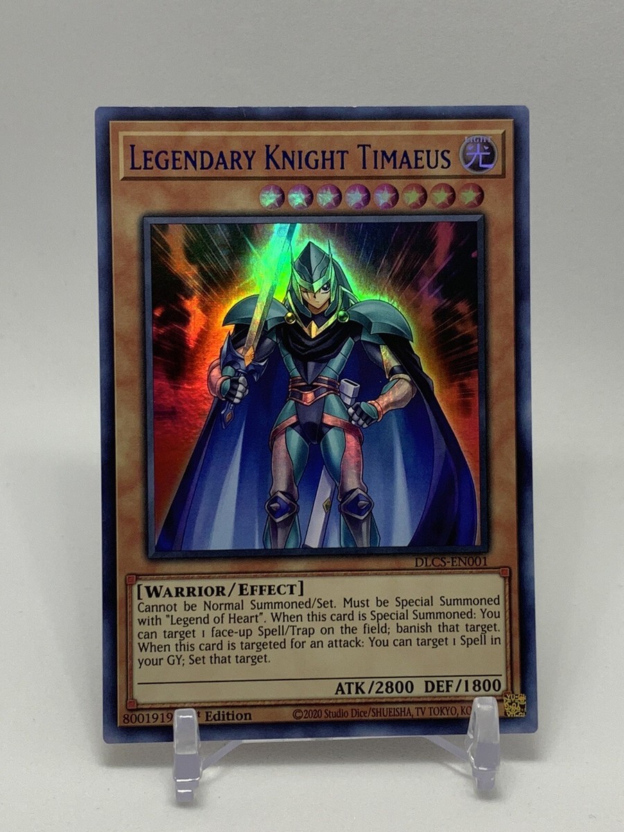Legendary Knight Timaeus DLCS-EN001 Ultra Rare Yu-Gi-Oh Card 1st Edition