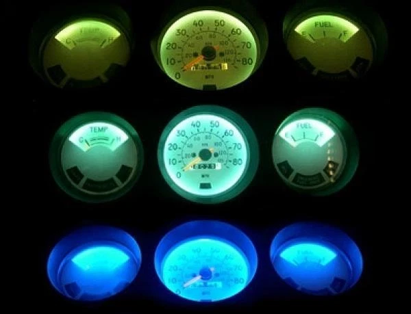 White Face Gauges for 1977-1980 Chevrolet Luv Pickup - Image 4 of 4