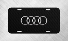 For Audi 4 Rings Tt A4 A6 S5 License Plate Auto Car Tag Free Ship