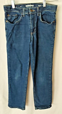 Sonoma Girls Everyday Jean Straight Adjustable Waist Dark Wash Blue Sz 14 14523