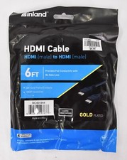 Inland 6' Ft. HDMI Male to HDMI Male Cable MC405944