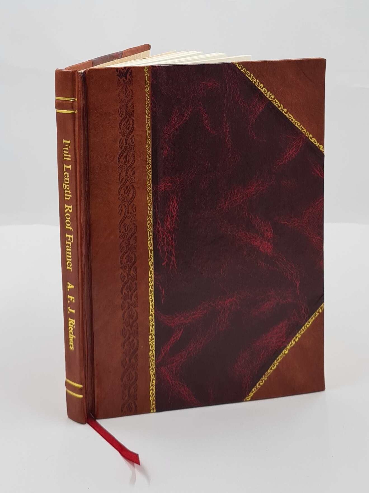 Full Length Roof Framer Tables Leather Bound Edition