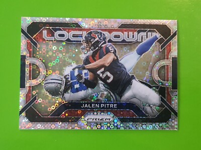 2023 Panini Prizm Lockdown Jalen Pitre Houston Texans No Huddle Silver Disco