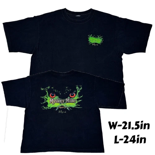 Vintage 2007 Dollywood Amusement Park Mystery Mine Friday 13 2000s vintage concert t-shirt, vintage, single stitch, B+ condition