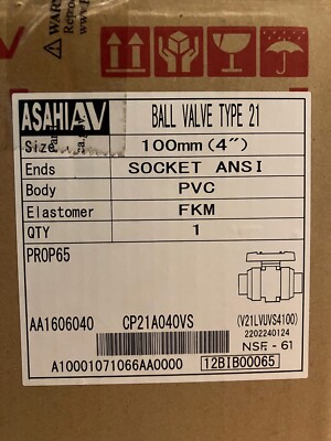 Asahi type 21 4'' socket ANSI PVC