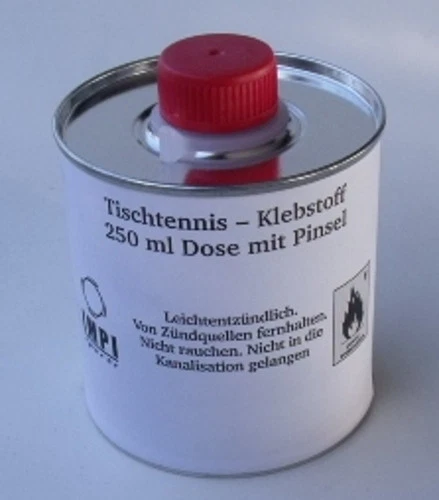 TT Tischtennis Klebstoff Belagkleber 250 ml mit Pinsel