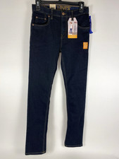 Levi's 510 Skinny Jeans Size 16 Reg Boys 28x30 Dark Wash Adjustable Waist NWT