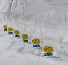 Vintage Riedel 1960s Set Of 6 DRINK IN Crystal Glasses 3.75" Made In Austria HTF