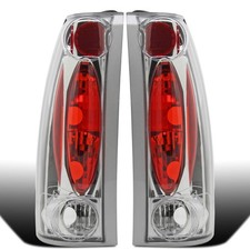 88-00 Chevy Gmc Ck Silverado Suburban Yukon Escalade Tail Lights Pair Chrome