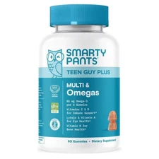 SmartyPants Teen Guy Plus Multivitamin & Omegas Gummies with Vitamins C, D3, B12