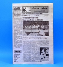 DDR Verkehrs-Echo 13 1989 Verkehrskombinat Halle 15. Juni L