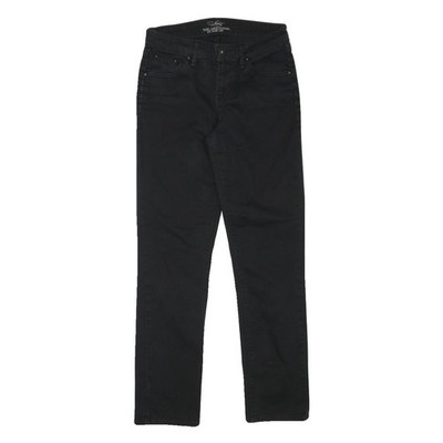 LEVI'S Damen Jeans schwarz Slim Skinny Denim W26 L28 Classic Zip Pocket