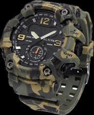 Activa X Invicta BlackOps Digital Watch 56mm, Camouflage Green (ACW1637-004)