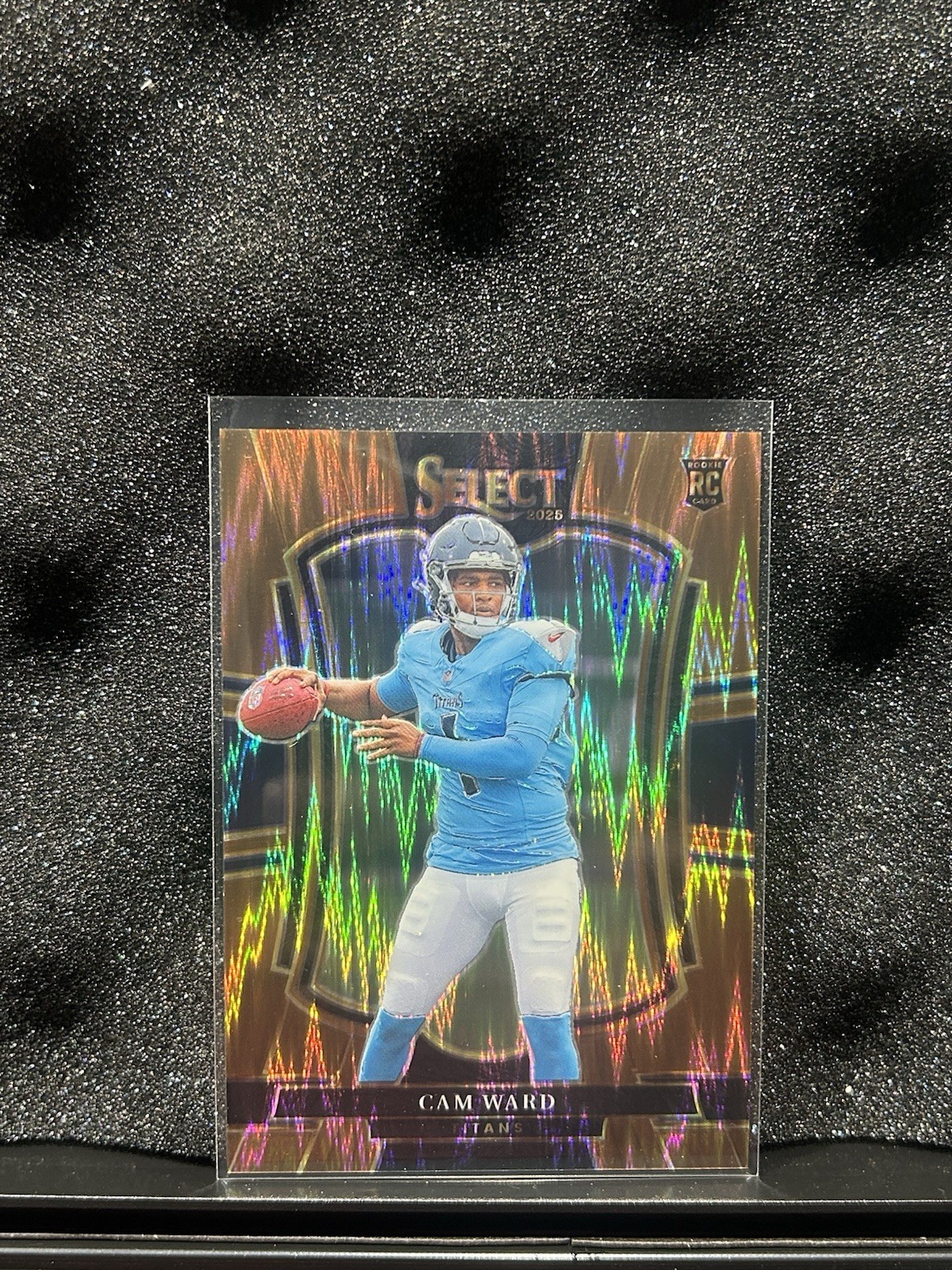 2025 Panini Select Cam Ward Premier Level Rookie #126 Copper Shock /899 Titans