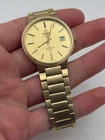 Vintage Omega Seamaster De Ville 10K Gold Filled Quartz 35mm Men’s Watch - Read