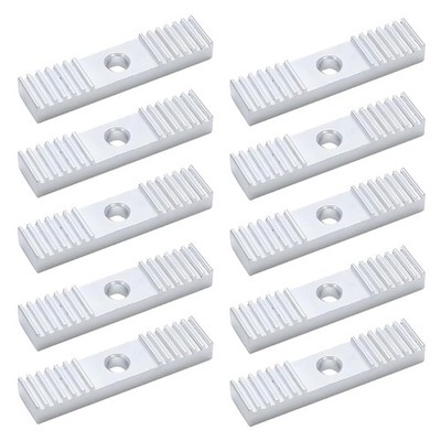 Precisions Aluminum Gear Plate For 3D Printer Belt Secure And Noise Reduction