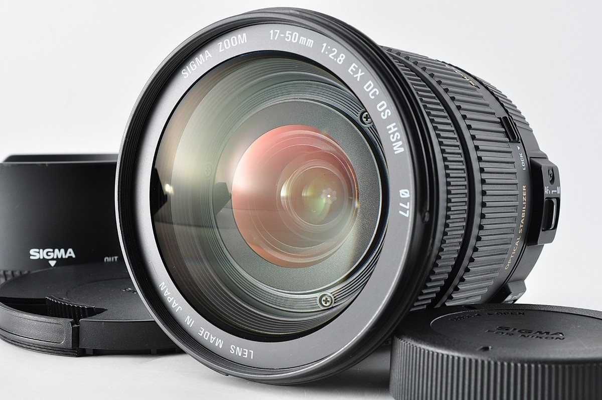 SIGMA 17-50mm F2.8 EX DC OS キヤノン CANON Mint w/Box] Sigma 17-50mm F2.8 EX DC OS HSM Canon EF-S
