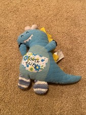 Stuffed Dinosaur Tooth Fairy Pillow with Large Pocket for teeth
