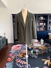 Silence  Noise Olive Green Tweed Blazer Jacket size M