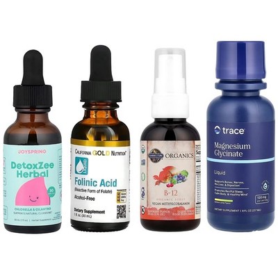 California Gold Nutrition Folinsäure, Detox, Vitamin B12 Spray plus Magnesium