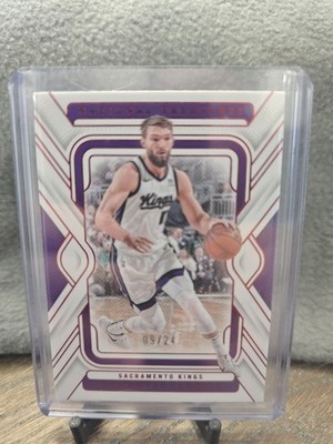 2024-25 Panini National Treasures Domantas Sabonis /24 Purple Parallel #53...