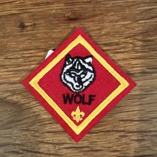 Cub Scout 371 BSA Wolf Rank Badge Embroidered...