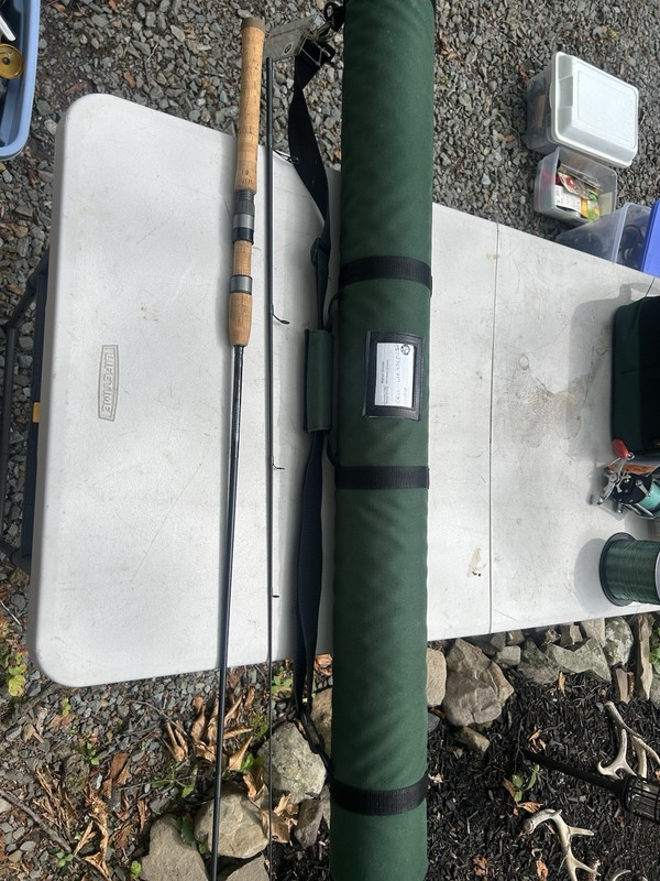 Vintage Nice St Croix Avid 6,6 Med - Lite , Fast Action Fishing Rod Travel Case