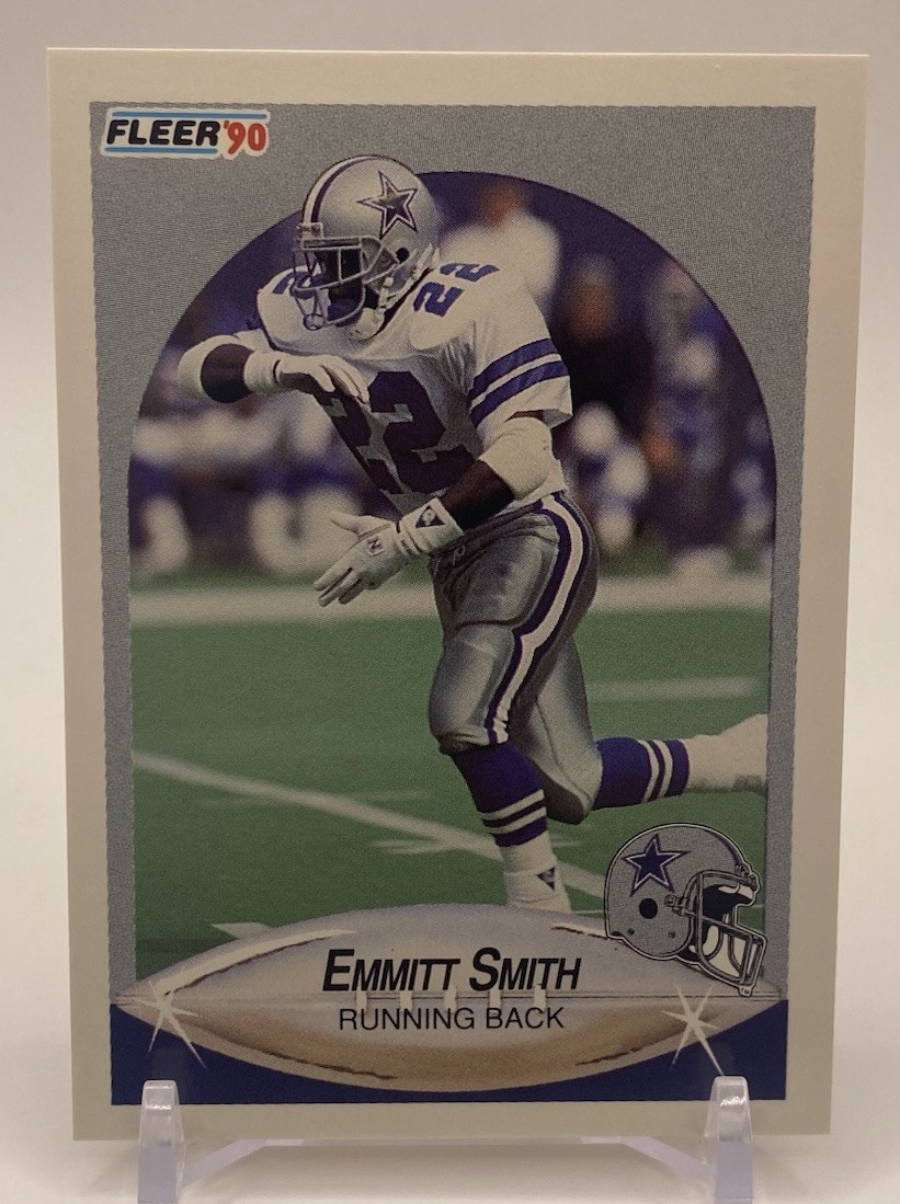 1990 Fleer Update - Emmitt Smith #U-40 Small NFLPA Logo (RC)