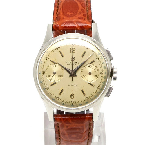 BREITLING Premier Ref.760 Hand-wound Men's Watch Authentic Fro...