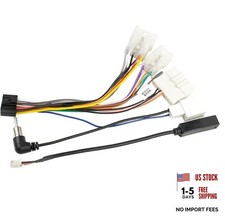 16Pin Radio Wire Harness Kit Replacement for 2012-Above Toyota Camry RAV4 1X