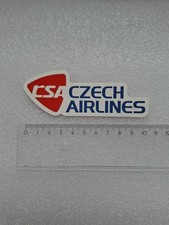 CSA Czech Airlines Aufkleber Sticker Fluggesellschaft Airways Prag