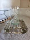 Coca-Cola Vintage Can Shaped Glass 12 oz Raised Letters Collectible No Chips.