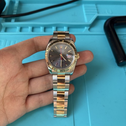 Rolex Datejust Turn-O- Graph 116263 18k Gold and Steel Two Ton...