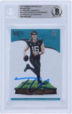 Trevor Lawrence Jaguars Signed 2021 Panini Chronicles #MAG-1 BAS Rookie Card. rookie card picture